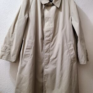 Classic Beige Men's Trench Coat